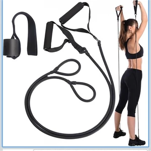 Conjunto de bandas de resistencia Billy Blanks ejercicio entrenamiento gimnasio en casa fitness anclaje de puerta - Imagen 1 de 10