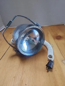 Vintage GE Chrome Handheld Spotlight Untested Looks Really Good  - Picture 1 of 8