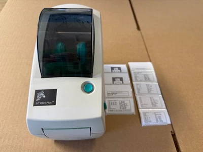 Zebra LP2824 Plus Thermal Barcode Tag Label Printer 282P-201510-000 Ethernet USB - Image 1 of 4