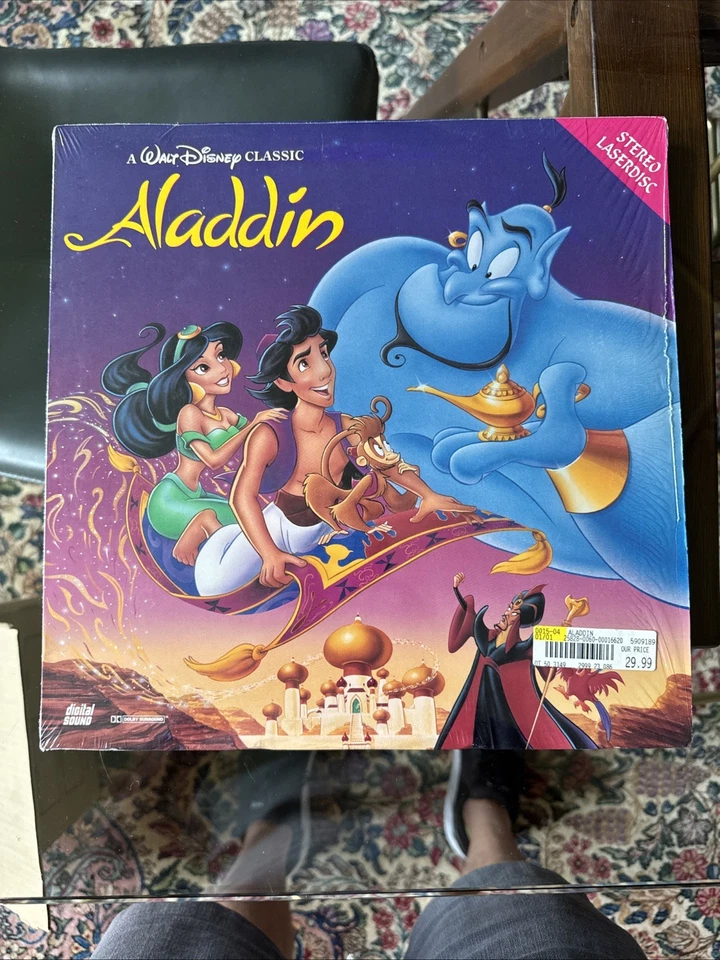 Aladdin Laserdisc LD Walt Disney's Great Film Animation - Image 1 of 1