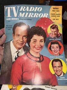 1956 Jan TV RADIO MIRROR Magazine Bob & Cathy Crosby / Arthur Godfrey Bagged - Foto 1 di 1