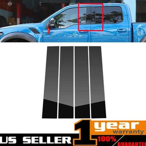 4 2004-2014 For Ford Door F150 Post Pillar Trim Gloss Black Auto Car Accessories - Bild 1 von 12