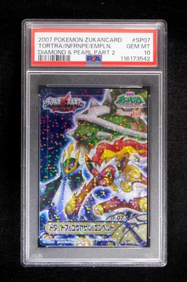 PSA 10 Pokemon Card Torterra & Infernape & Empoleon SP-07 Holo Japanese DP Zukan - Image 1 of 3