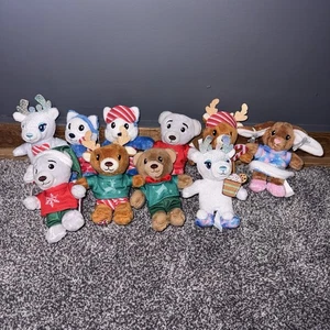 Build-A-Bear Mini Holiday Plüsch Set - 10 Teile Weihnachtsedition - Bild 1 von 20