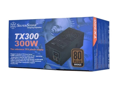 SilverStone 300W TFX 80 PLUS BRONZE Power Supply PSU SST-TX300 - Image 1 of 4