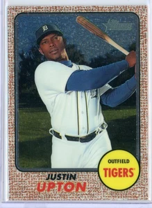 2017 Topps Heritage 438 Justin Upton Chrome /999 - Picture 1 of 2