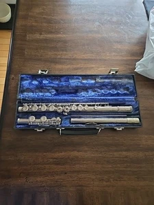 Vintage Gemeinhardt Elkhart M2 096764 Plated Concert Flute w/ Original Case - Bild 1 von 5
