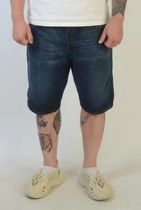 Pantaloncini Levi's Engineered Uomo Blu Scuro Cotone Denim Taglia XL - Foto 1 di 15