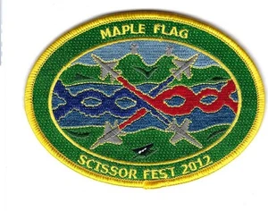 PATCH USAF 134TH FIGHTER SQ FS MAPLE FLAG 2012 VERMONT AIR GUARD FS-23 - Bild 1 von 1