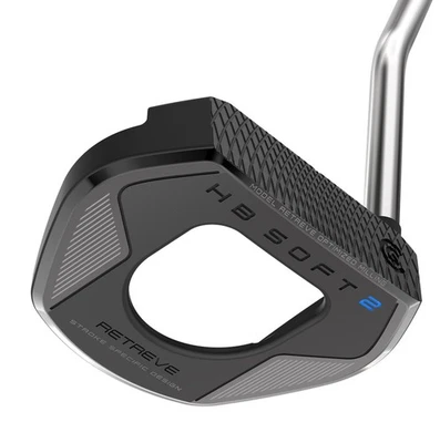 New Cleveland Golf LH HB Soft 2 Black Putter Model Retreve 35" [Oversize Grip] - Image 1 of 4