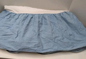 Camicia da letto RALPH LAUREN Chambray blu taglia doppia denim - Foto 1 di 9