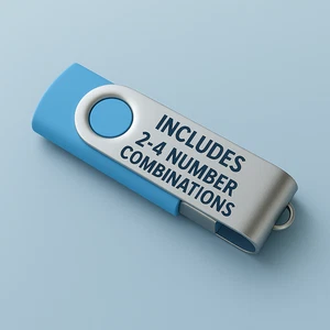 Certainty in Chaos + 2-4 Combinations in USB Flash Drive (BUNDLE) - Afbeelding 1 van 1