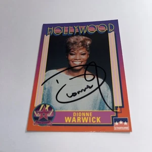Dionne Warwick Signed 1991 Hollywood Card - Picture 1 of 1