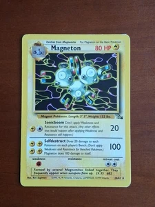 Magneton 26/62 - Fossil Non-holo WOTC 1999 Pokemon tcg Card - 1999 English Rare - Imagen 1 de 2