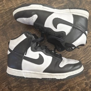 Taglia 8 - Nike Dunk High nere bianche con panda - Foto 1 di 9