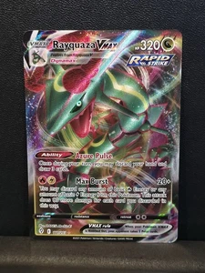 Rayquaza VMAX 111/203 Swsh07: Evolving Skies Holo Full Art A - Foto 1 di 2