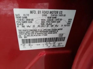 Ignition Switch Dash Mounted Push Button Assembly Fits 11-15 MKX 534783 - Picture 1 of 12