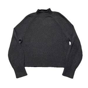 J. Suéter Cuello Redondo Crew Hilo Supersuave Negro Lana Mezcla Alpaca Para Mujer Talla M’s - Imagen 1 de 14
