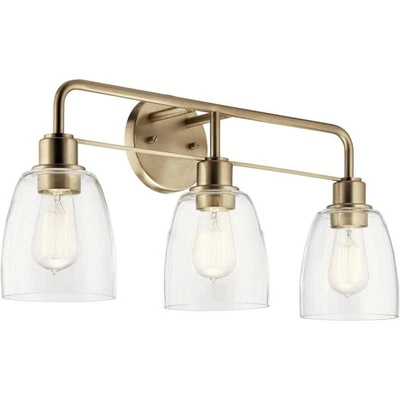 Kichler Lighting 55102CPZ Meller Bathroom Vanity Light Champagne Bronze - Image 1 of 4