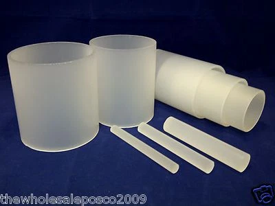 Frosted Plastic Acrylic Rod & Tube Satin Perspex Round Bar & Lighting Diffuser