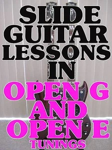 Slide Blues Gitarrenunterricht in offenen E- und G-Stimmungen DVD erweitern Sie Ihre Licks. - Bild 1 von 3