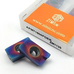 10pcs APMT1604PDER ZM1135 milling cutter inserts APMT1604 carbide inserts HRC65 - Picture 1 of 7