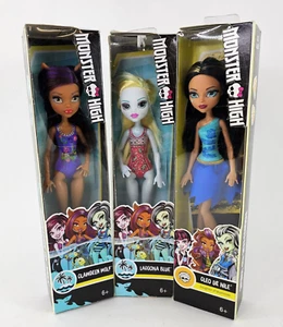 Monster High Cleo De Nile Lagoona Blue Clawdeen Wolf 3 Doll Set Mattel 2017 NEW - Picture 1 of 11
