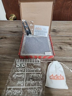 NEW Farm House Decor Felt Letter Board W/ Letters & Words Pre-Cut 11"x11" NIB - Image 1 of 4