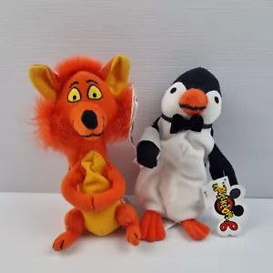Disney Mary Poppins Fox Penguin Mini Bean Bag Plush Walt Disney Company - Picture 1 of 16