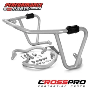 Protectores de motor de aluminio para BMW F800GS 2024 24 CrossPro Ice Silver barras de choque - Imagen 1 de 5