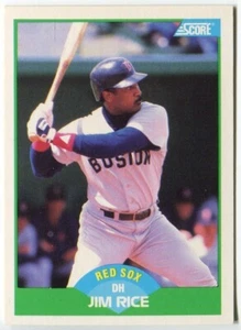1989 Score #85 Jim Rice Boston Red Sox - Picture 1 of 2