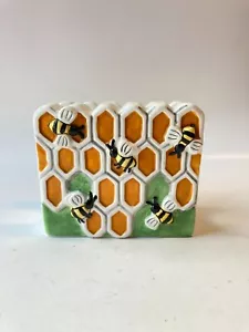 Bee and Honeycomb Napkin Holder - Picture 1 of 6
