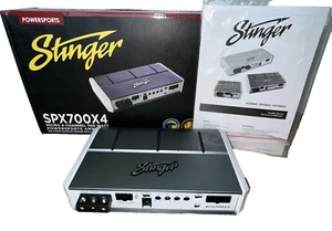 Stinger SPX700X4 Micro Amplifier 4-CH 700W for PowerSports/Marine Application - Imagen 1 de 16