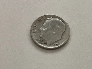 1956 D Roosevelt Silver Dime, Good Album Filler, **FREE SHIPPING** - Picture 1 of 2