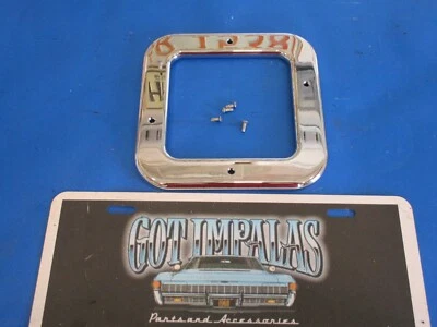 1968 69 Chevrolet Impala Bench Seat 4 Speed Shift Bezel Belair Biscayne A97 - Image 1 of 3