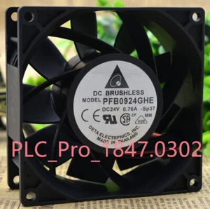 1PCS NEW Delta PFB0924GHE 24V 0.76A ACS510/550 Inverter fan 9CM Fast delivery - Picture 1 of 4