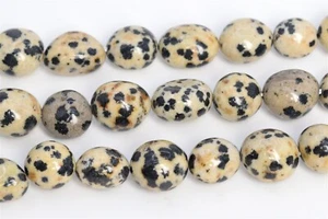Pepita suelta de piedras preciosas naturales de jaspe dálmata de 8-10 mm grado AAA - Imagen 1 de 4