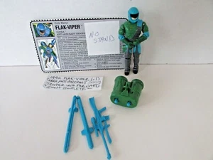 GI JOE ACTION FIGURE & ACCESSORY FLAK-VIPER 1992 COBRA TROOPER NO STAND  L9 - Picture 1 of 2