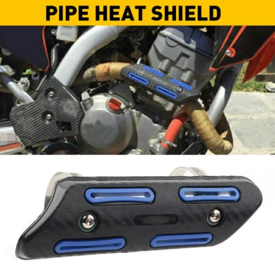 Pipe Heat Shield Guard Cover For Honda CRF450R 2002-2020 CRF450X 2005-2020 Blue - Image 1 of 4
