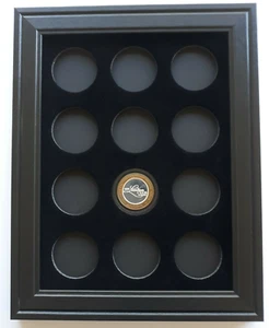 12 MONEDAS DE CASINO SILVER STRIKE (NO INCLUIDAS) MARCO DE PARED 9" X 12" - Imagen 1 de 3