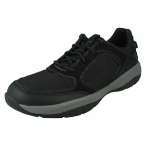 Uomo Clarks Scarpe Sportive Casual Ervin Pizzo - Picture 1 of 10