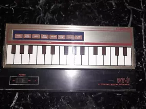 Strumento musicale elettronico vintage Casio PT-7 per ricambi o riparazioni - Foto 1 di 5