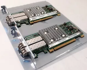 Pair of Cisco UCS Interface Card USC-PCIE-CSC-02 V03 Full Height w/ 2x SFP+ 10G - Picture 1 of 5