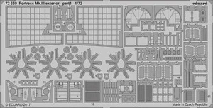 eduard 72659 1/72 Fortress Mk III Exterior for Airfix - Picture 1 of 2