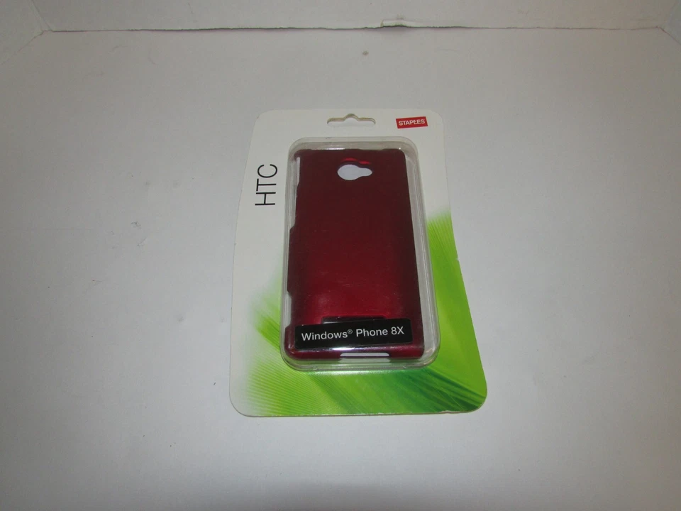 HTC Windows Phone 8X Solid Red Case By Staples - Image 1 of 4