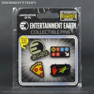 Entertainment Earth Emaille Pin 4er Set NYCC New York Comic-Con 2020 Neu - Bild 1 von 3