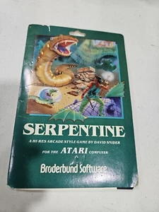 Serpentine di Broderbund per Atari 400/800 - Floppy disk, raro - Foto 1 di 9