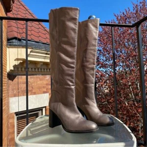 Nuevas botas altas hasta la rodilla Free People Grayson de cuero metálico EE. UU. 8,5 / EUR 38,5 - Imagen 1 de 10