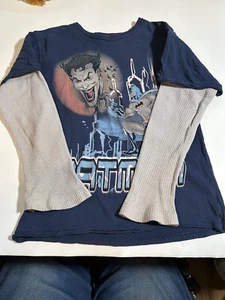 BATMAN vs JOKER Tee-Shirt Thermal Arms-L/S, Sz 5. VGC - Picture 1 of 5