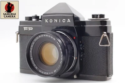Rare [Near MINT] Konica FP 35mm Film Camera Hexanon 52mm f/1.8 Lens From JAPAN - Image 1 of 4